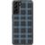 Blue Plaid Clear Phone Case Galaxy S21 Plus exclusively offered by The Urban Flair