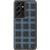 Blue Plaid Clear Phone Case Galaxy S21 Ultra exclusively offered by The Urban Flair