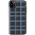 Blue Plaid Clear Phone Case iPhone 11 Pro Max exclusively offered by The Urban Flair
