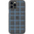Blue Plaid Clear Phone Case iPhone 12 Pro Max exclusively offered by The Urban Flair