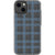 Blue Plaid Clear Phone Case iPhone 13 exclusively offered by The Urban Flair