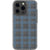 Blue Plaid Clear Phone Case iPhone 13 Pro exclusively offered by The Urban Flair
