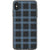 Blue Plaid Clear Phone Case iPhone XS Max exclusively offered by The Urban Flair