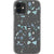 iPhone 12 Mini Blue Terrazzo Clear Phone Case - The Urban Flair