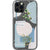 iPhone 13 Pro Blue Terracotta Modern Abstract Clear Phone Case - The Urban Flair