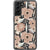 Blush Retro Flowers Clear Phone Case Galaxy S21 Plus exclusively offered by The Urban Flair
