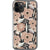 Blush Retro Flowers Clear Phone Case iPhone 11 Pro exclusively offered by The Urban Flair