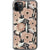 Blush Retro Flowers Clear Phone Case iPhone 11 Pro Max exclusively offered by The Urban Flair