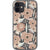 Blush Retro Flowers Clear Phone Case iPhone 12 exclusively offered by The Urban Flair