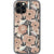 Blush Retro Flowers Clear Phone Case iPhone 12 Pro exclusively offered by The Urban Flair