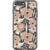 Blush Retro Flowers Clear Phone Case iPhone 7 Plus/8 Plus exclusively offered by The Urban Flair