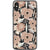 Blush Retro Flowers Clear Phone Case iPhone XS Max exclusively offered by The Urban Flair