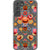 Boho Stitched Embroidery Print Clear Phone Case Galaxy S22 Plus exclusively offered by The Urban Flair