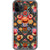 iPhone 11 Pro Boho Stitched Embroidery Print Clear Phone Case - The Urban Flair