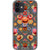 iPhone 12 Boho Stitched Embroidery Print Clear Phone Case - The Urban Flair