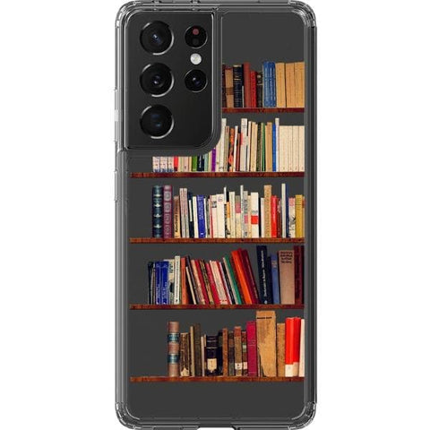 Book Shelf Clear Phone Case for your Galaxy S21 Ultra exclusively at The Urban Flair