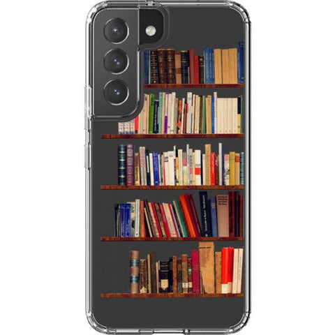 Book Shelf Clear Phone Case for your Galaxy S22 exclusively at The Urban Flair