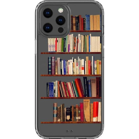 Book Shelf Clear Phone Case for your iPhone 12 Pro Max exclusively at The Urban Flair