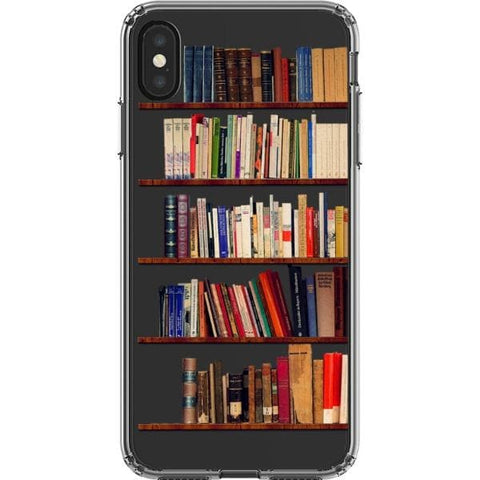 Book Shelf Clear Phone Case for your iPhone XS Max exclusively at The Urban Flair