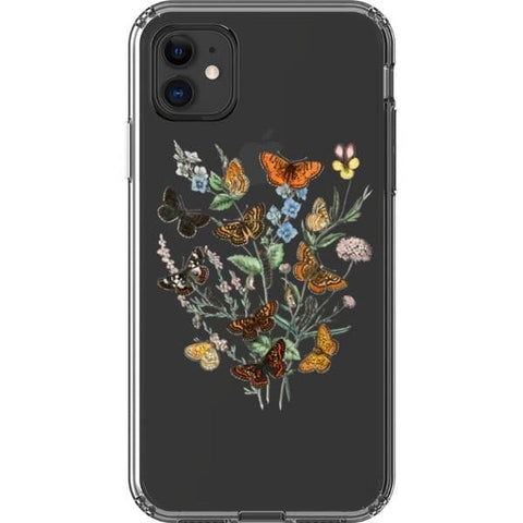 Botany Butterfly Clear Phone Case for your iPhone 11 exclusively at The Urban Flair