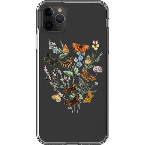 Botany Butterfly Clear Phone Case for your iPhone 11 Pro Max exclusively at The Urban Flair