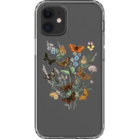 Botany Butterfly Clear Phone Case for your iPhone 12 Mini exclusively at The Urban Flair