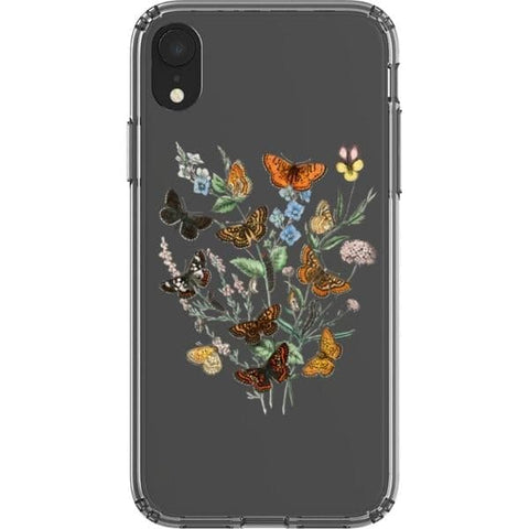 Botany Butterfly Clear Phone Case for your iPhone XR exclusively at The Urban Flair