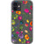 Bright Watercolor Flowers Clear Phone Case iPhone 12 exclusively offered by The Urban Flair
