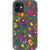 Bright Watercolor Flowers Clear Phone Case iPhone 12 Mini exclusively offered by The Urban Flair