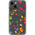 Bright Watercolor Flowers Clear Phone Case iPhone 13 Mini exclusively offered by The Urban Flair