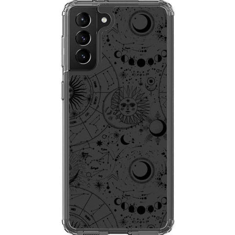 Celestial Zodiac Clear Phone Case for your Galaxy S21 Plus exclusively at The Urban Flair