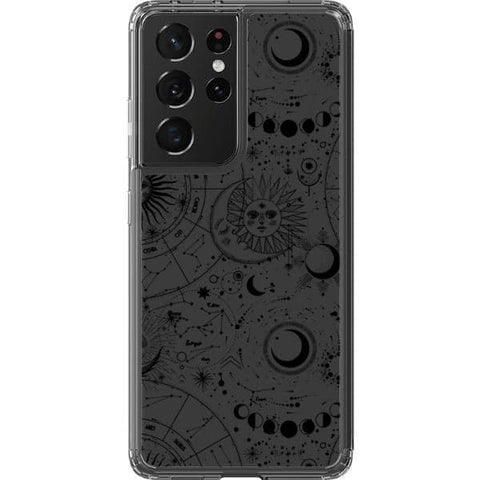 Celestial Zodiac Clear Phone Case for your Galaxy S21 Ultra exclusively at The Urban Flair