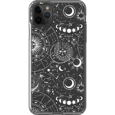Celestial Zodiac Clear Phone Case for your iPhone 11 Pro Max exclusively at The Urban Flair