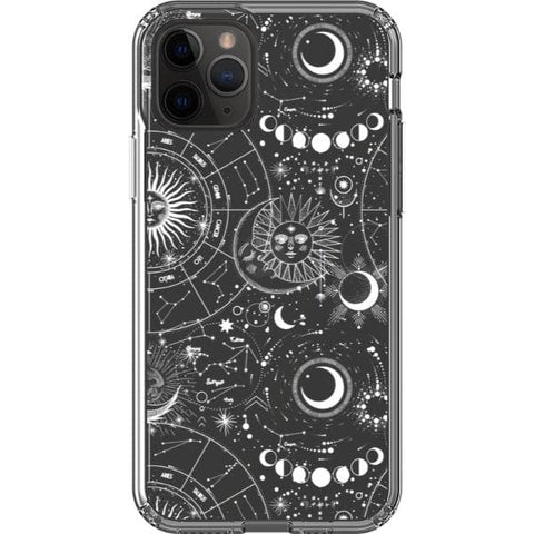 Celestial Zodiac Clear Phone Case for your iPhone 11 Pro exclusively at The Urban Flair