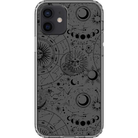 Celestial Zodiac Clear Phone Case for your iPhone 12 exclusively at The Urban Flair