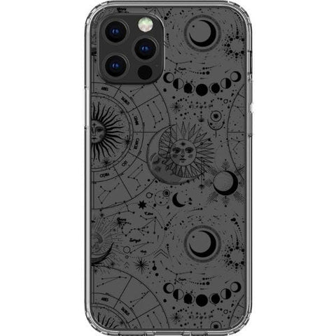 Celestial Zodiac Clear Phone Case for your iPhone 12 Pro exclusively at The Urban Flair