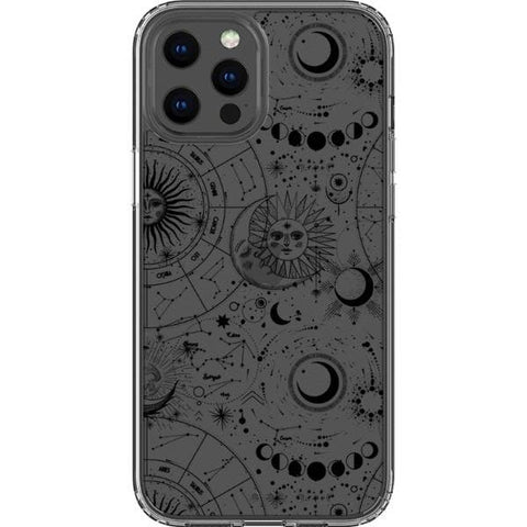 Celestial Zodiac Clear Phone Case for your iPhone 12 Pro Max exclusively at The Urban Flair
