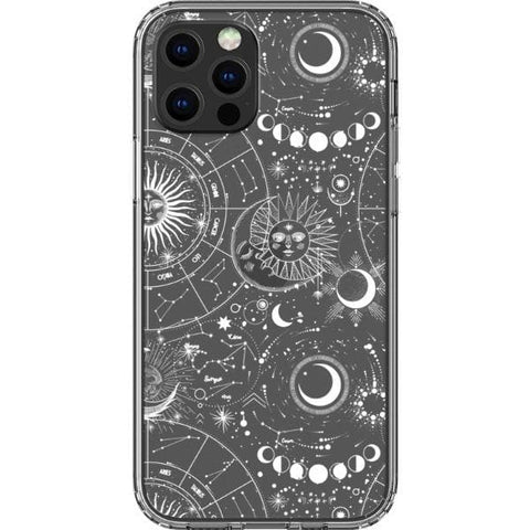 Celestial Zodiac Clear Phone Case for your iPhone 12 Pro exclusively at The Urban Flair