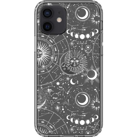 Celestial Zodiac Clear Phone Case for your iPhone 12 exclusively at The Urban Flair