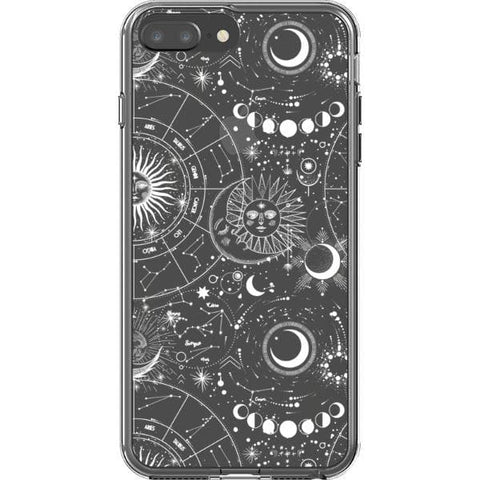 Celestial Zodiac Clear Phone Case for your iPhone 7 Plus/8 Plus exclusively at The Urban Flair
