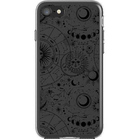 Celestial Zodiac Clear Phone Case for your iPhone 7/8 exclusively at The Urban Flair