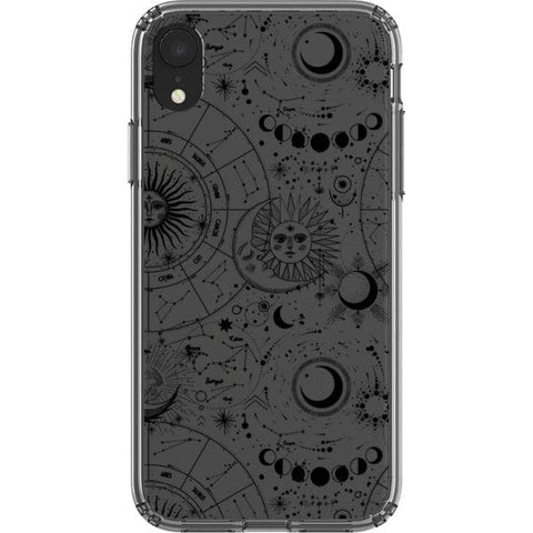 Celestial Zodiac Clear Phone Case for your iPhone XR exclusively at The Urban Flair