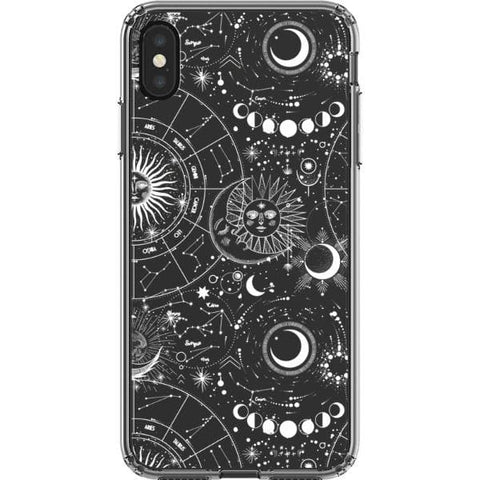Celestial Zodiac Clear Phone Case for your iPhone XS Max exclusively at The Urban Flair