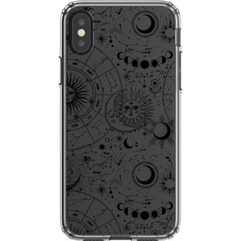 Celestial Zodiac Clear Phone Case for your iPhone X/XS exclusively at The Urban Flair