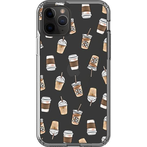 Coffee Cups Clear Phone Case for your iPhone 11 Pro exclusively at The Urban Flair