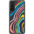 Colorful Abstract Lines Clear Phone Case Galaxy S21 exclusively offered by The Urban Flair