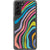 Colorful Abstract Lines Clear Phone Case Galaxy S21 Plus exclusively offered by The Urban Flair