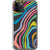 Colorful Abstract Lines Clear Phone Case iPhone 11 Pro exclusively offered by The Urban Flair