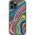 Colorful Abstract Lines Clear Phone Case iPhone 12 Pro Max exclusively offered by The Urban Flair
