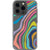 Colorful Abstract Lines Clear Phone Case iPhone 13 Pro exclusively offered by The Urban Flair